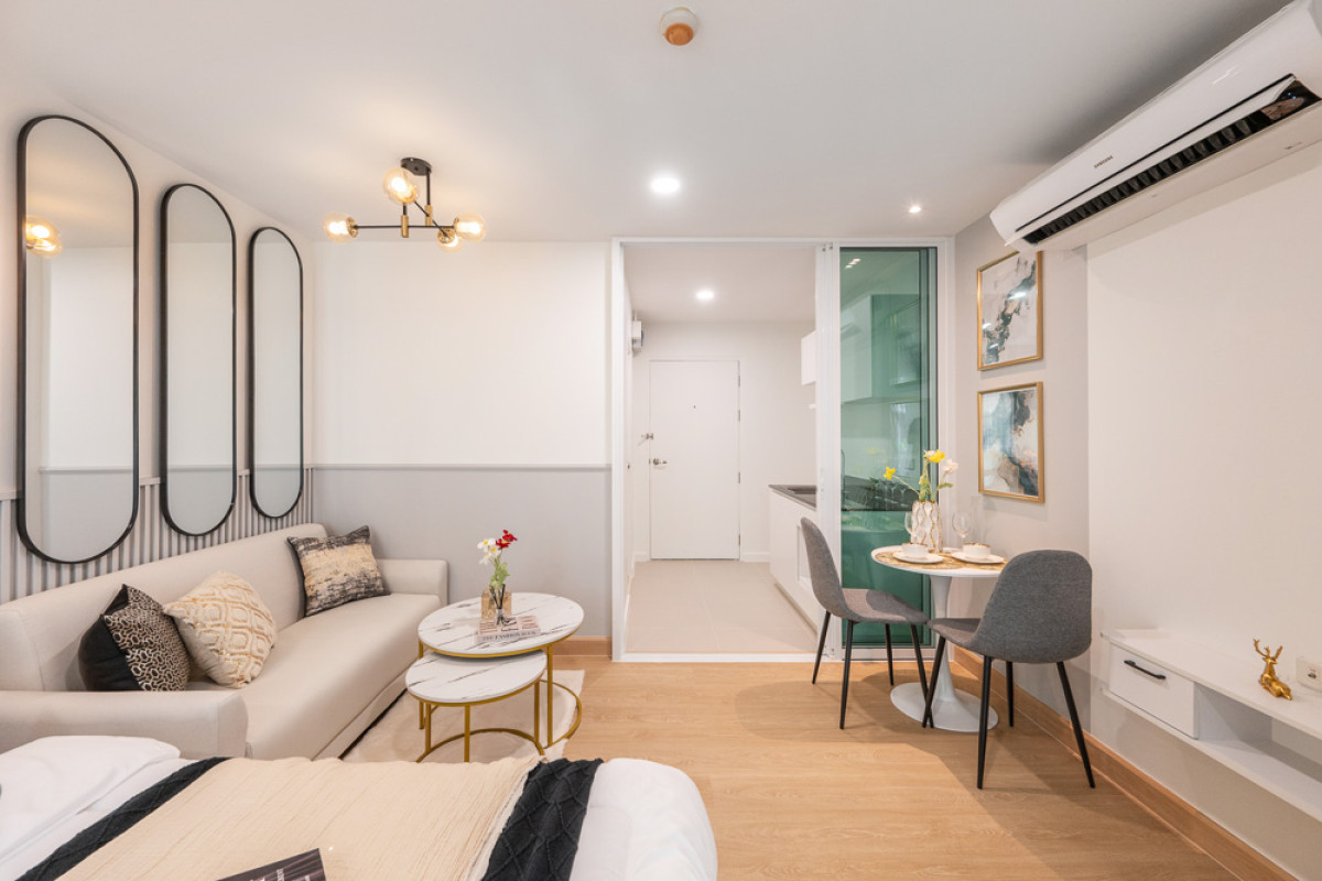 ขายคอนโดเลียบทางด่วนรามอินทรา : ขายคอนโด  วี คอนโด เอกมัย - รามอินทรา ท่าแร้ง เขต บางเขน กรุงเทพ   CX-148038