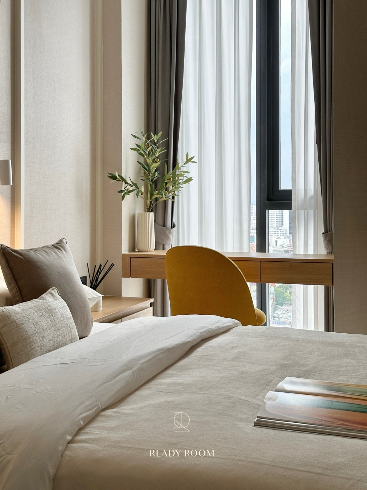 ให้เช่าคอนโดสยาม จุฬา สามย่าน : Minimal Style 🪵 Cooper Siam 1bed 35.5 Sqm Fullyfurnish , Welcome Foreign 30,000- ⛺️