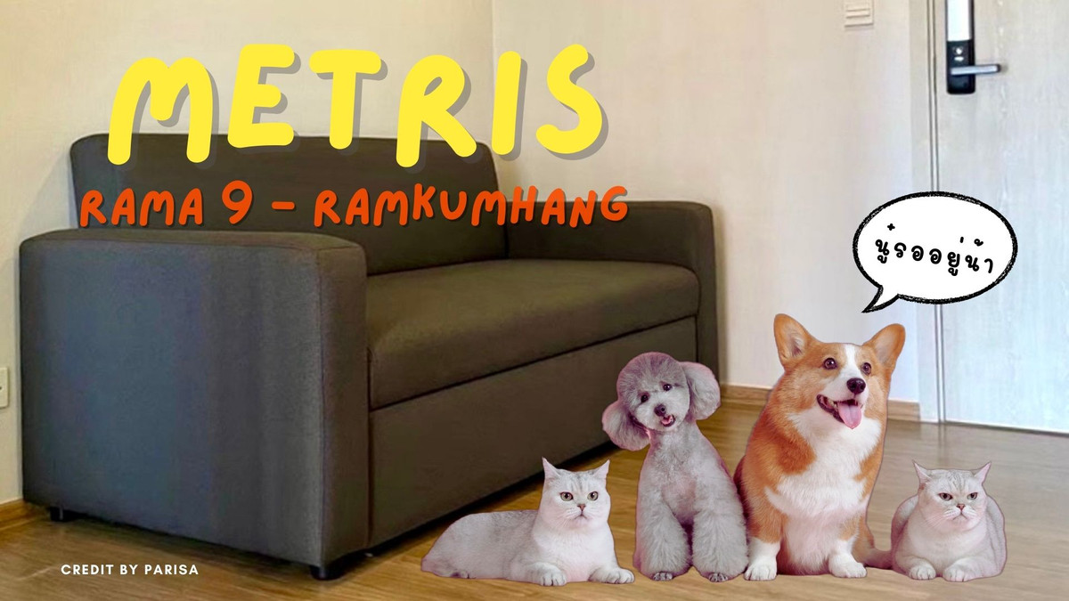 ขายคอนโดรามคำแหง หัวหมาก : 1 ห้องนอน บิ้วอิน 2 ชั้น ห้องใหม่ !! ราคาดี โดนใจ  ** ห้องนี้เลี้ยงน้องได้นะ **  คลิกเลย!! 