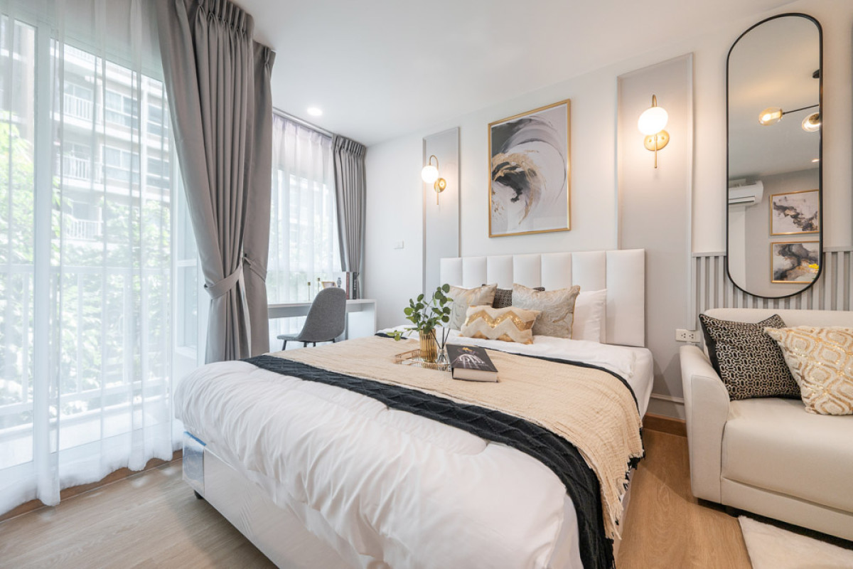 ขายคอนโดเลียบทางด่วนรามอินทรา : ขายคอนโด  วี คอนโด เอกมัย - รามอินทรา ท่าแร้ง เขต บางเขน กรุงเทพ   CX-148038