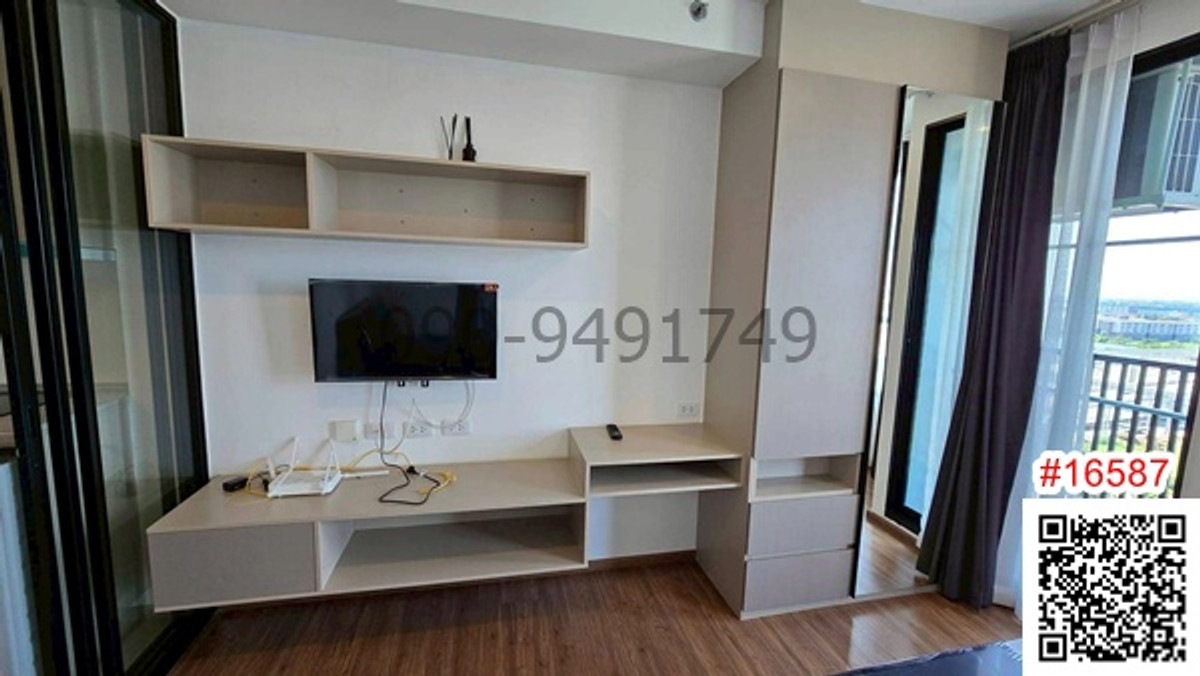 ให้เช่าคอนโดมีนบุรี-ร่มเกล้า : เช่า คอนโด ดิ ออริจิ้น ราม 209 อินเตอร์เชนจ์ ชั้น 12A ใกล้ ตลาดมีนบุรี