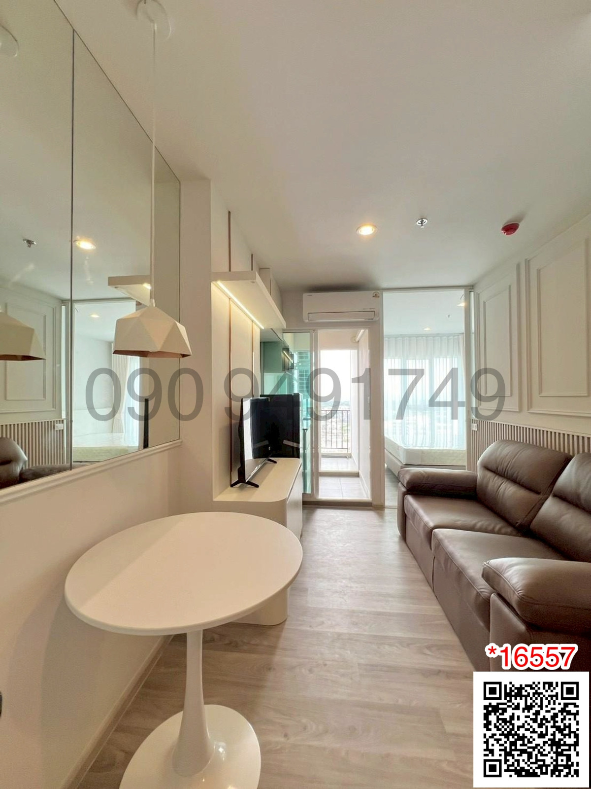 For RentCondoBangna, Bearing, Lasalle : Condo for rent, Regent Home Bangna, Building A, 30th floor, beautifully decorated room, near BTS Bangna.