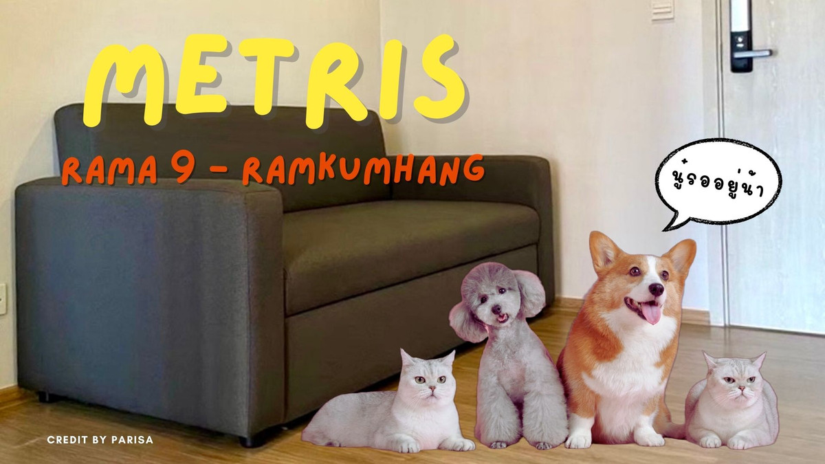 For SaleCondoRamkhamhaeng, Hua Mak : 1 bedroom, built-in, 2 floors, new room!! Good price, satisfying ** This room can raise little ones ** Click now!!