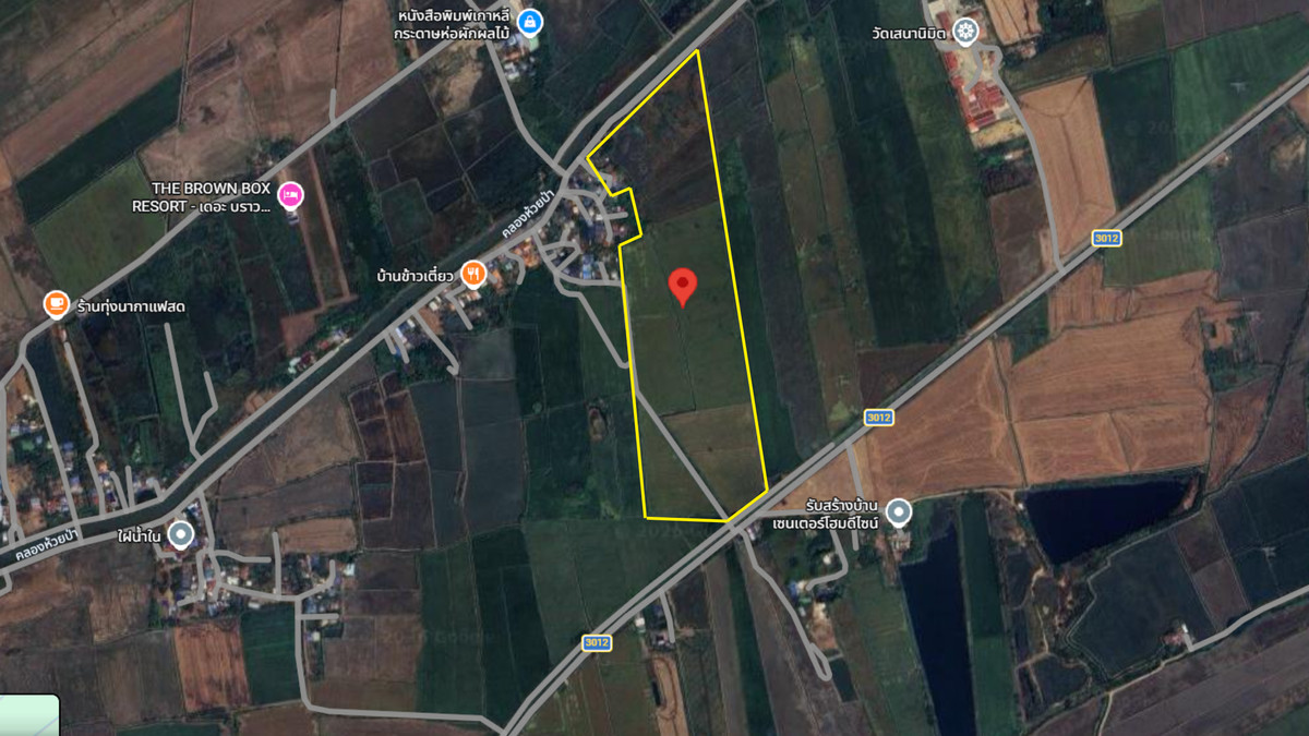 ขายที่ดินอยุธยา : ที่ดินขนาดใหญ่ แปลงสวย ขนาด 97-2-84 ไร่ ต.อุทัย อ.บ้านหีบ จ.อยุธยา