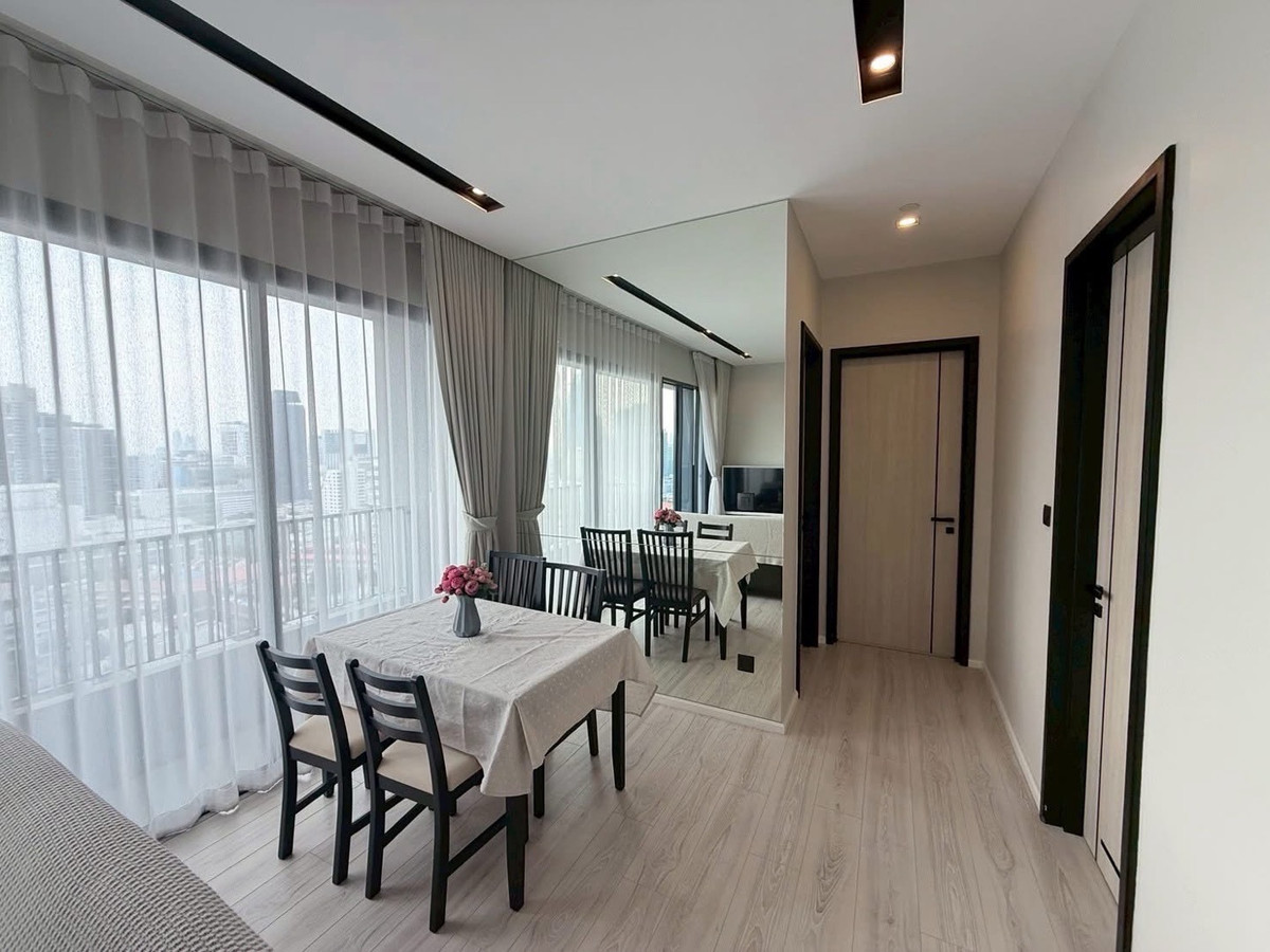 For RentCondoRatchathewi,Phayathai : For rent, The Room Phayathai, 21st floor, size 75 sq m, 2 bedrooms, 2 bathrooms, price 55,000 baht, near APL Ratchaprarop🚝 Beautiful room, ready to move in