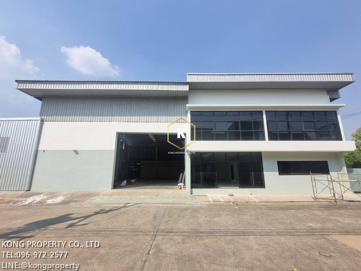 For RentWarehouseMahachai Samut Sakhon : Warehouse for rent, Rama 2 Nadi, Mueang District, Samut Sakhon, near Central Mahachai.