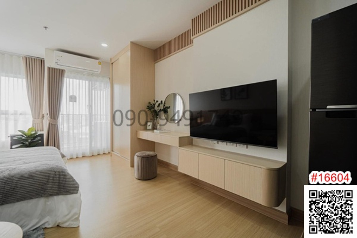 For RentCondoRamkhamhaeng, Hua Mak : Condo for rent, Supalai Veranda Ramkhamhaeng, 17th floor, Building C, near MRT Rajamangala Station.