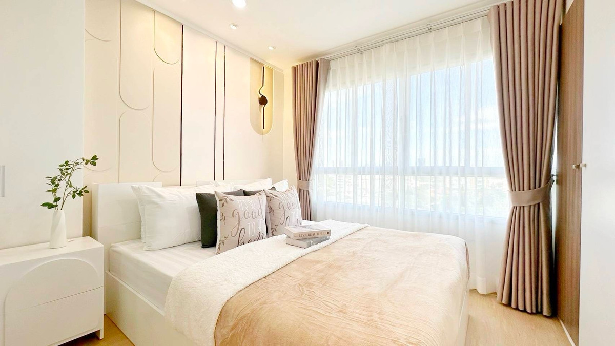 ให้เช่าคอนโดบางนา แบริ่ง ลาซาล : ลุมพินีลาซาลแบริ่ง ห้องสวยแต่งใหม่ เช่าเพียง 10,000/เดือน