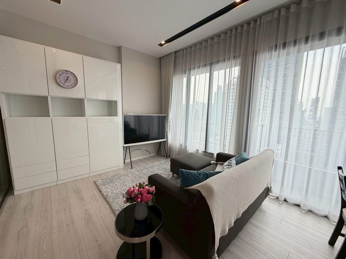 For RentCondoRatchathewi,Phayathai : For rent, The Room Phayathai, 21st floor, size 75 sq m, 2 bedrooms, 2 bathrooms, price 55,000 baht, near APL Ratchaprarop🚝 Beautiful room, ready to move in