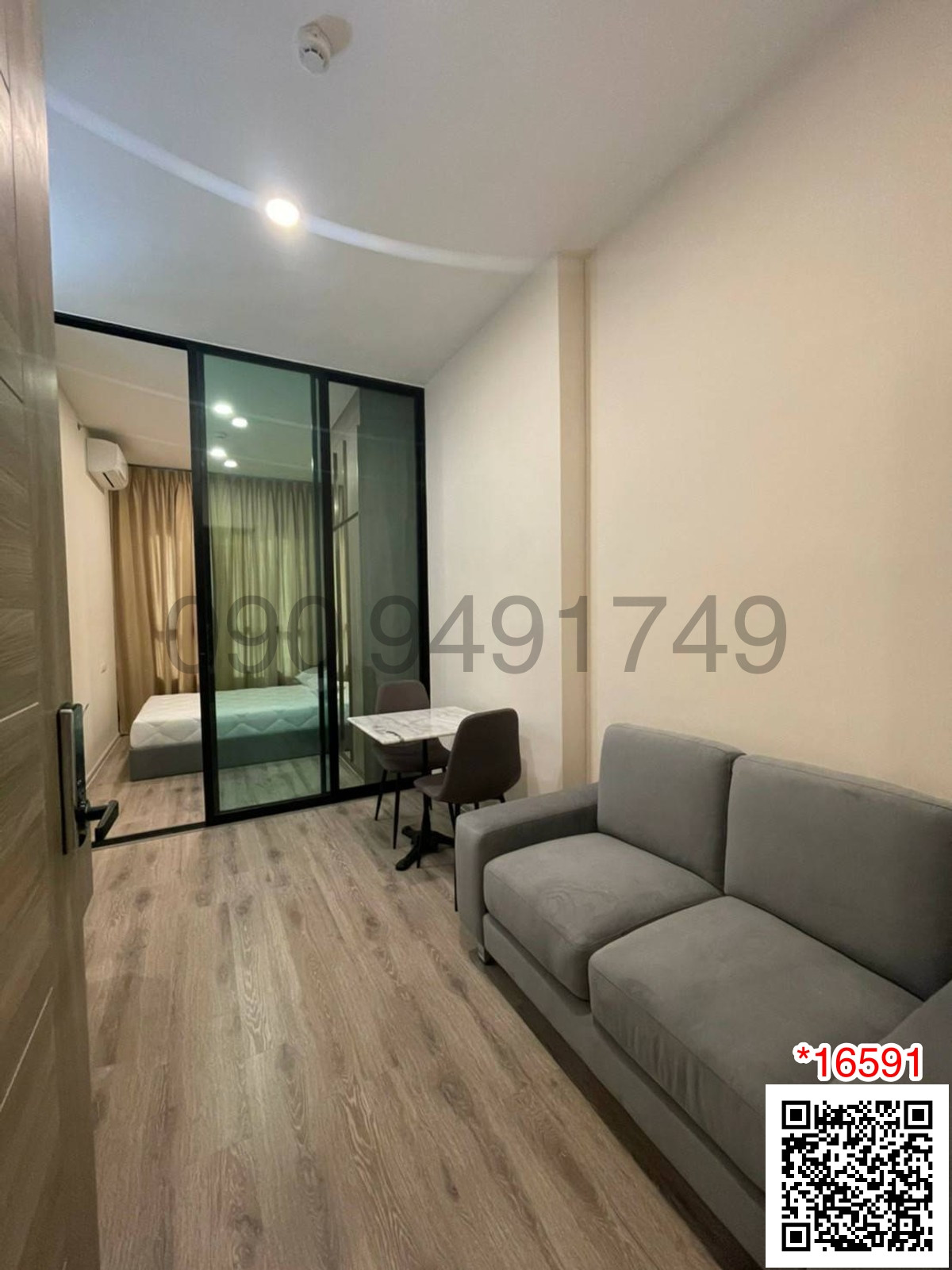 For RentCondoRamkhamhaeng, Hua Mak : Condo for rent: KnightsBridge Collage Ramkhamhaeng, Floor 12A, near MRT Hua Mak.