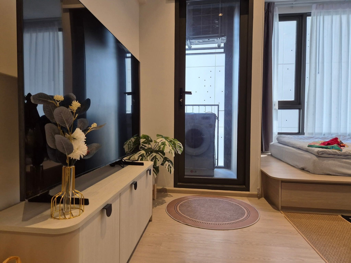 ให้เช่าคอนโดวงเวียนใหญ่ เจริญนคร : ให้เช่า!! คอนโดใกล้ BTS สายสีม่วง🔥เพียง 15k |  Reference Sathorn-Wongwiangyai | เฟอร์นิเจอร์ครบ มีfoodland ในโครงการ