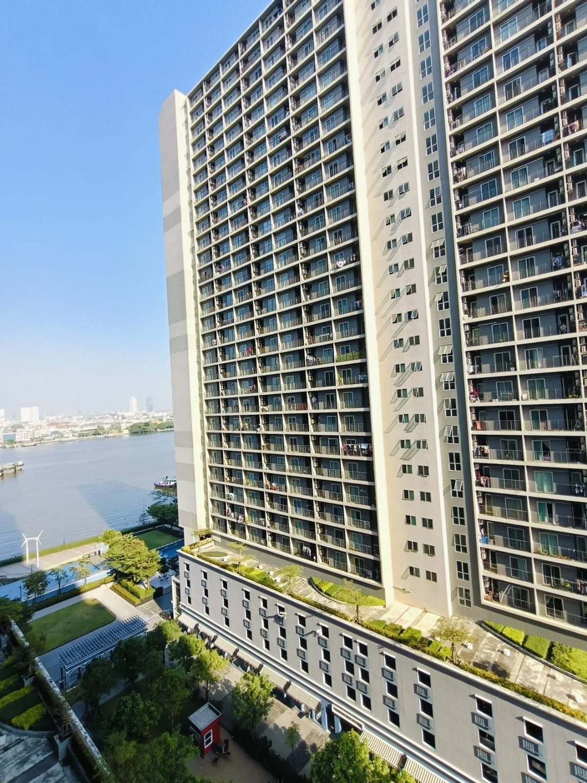 For SaleCondoRathburana, Suksawat : Room for sale, river view, this price is hard to find, Chapter One, Rat Burana, near Rama 2 Expressway.