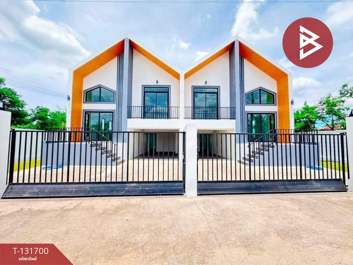 For SaleMahachai Samut Sakhon : 2 semi-detached houses for sale, Wisanu Baan Suay Ruay Sap Project, Project 2, Samut Sakhon
