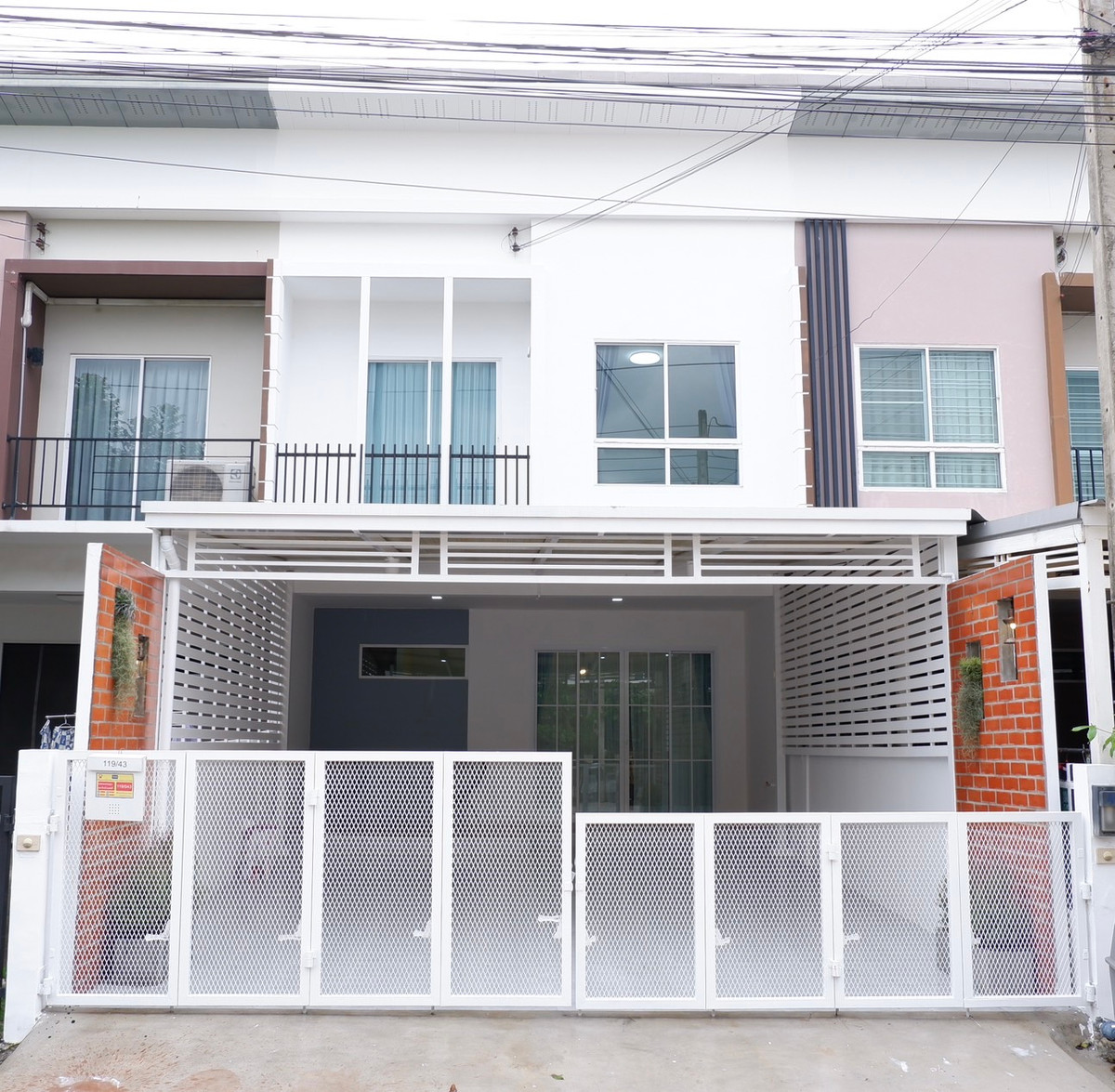 For SaleTownhomePathum Thani,Rangsit, Thammasat : Beautiful townhome, 3 bedrooms, Rangsit, Khlong 1, Soi Rangsit-Nakhon Nayok 23