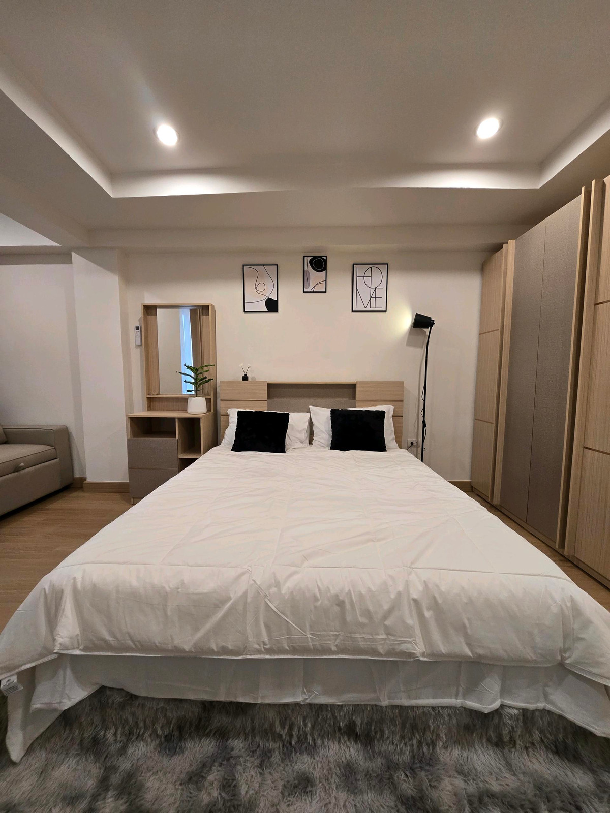 For SaleCondoSeri Thai, Ramkhamhaeng Nida : [Urgent sale] Condo completely renovated! Lamsalee Mansion, 7th floor, very beautiful, minimalist style, near the Yellow Line 🥰❤️❤️❤️