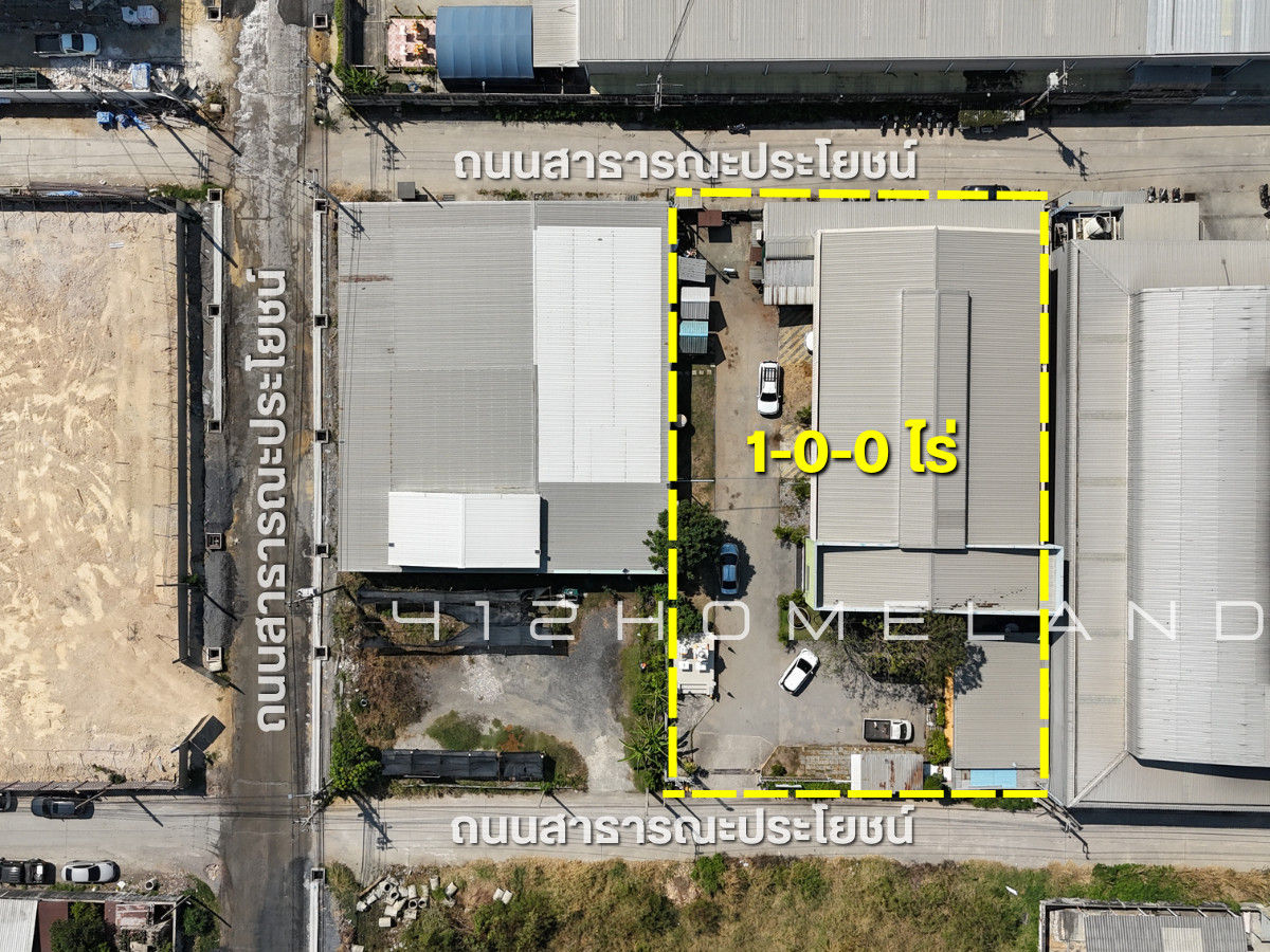 For SaleFactorySamut Prakan,Samrong : Warehouse-factory for sale, 1,500 sq m, area 1-3-49 rai, next to the road on 3 sides, purple layout, water and electricity ready. Large vehicles can enter Bang Sao Thong, Samut Prakan.