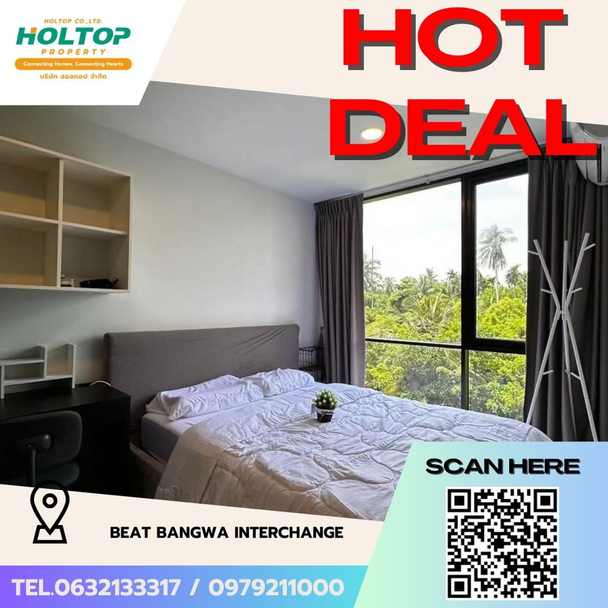 ขายคอนโดท่าพระ ตลาดพลู วุฒากาศ : Owner Post 🔥ขายคอนโดราคาดี ใกล้ BTS/MRT Beat Bangwa Interchange
บีท บางหว้า อินเตอร์เชนจ์