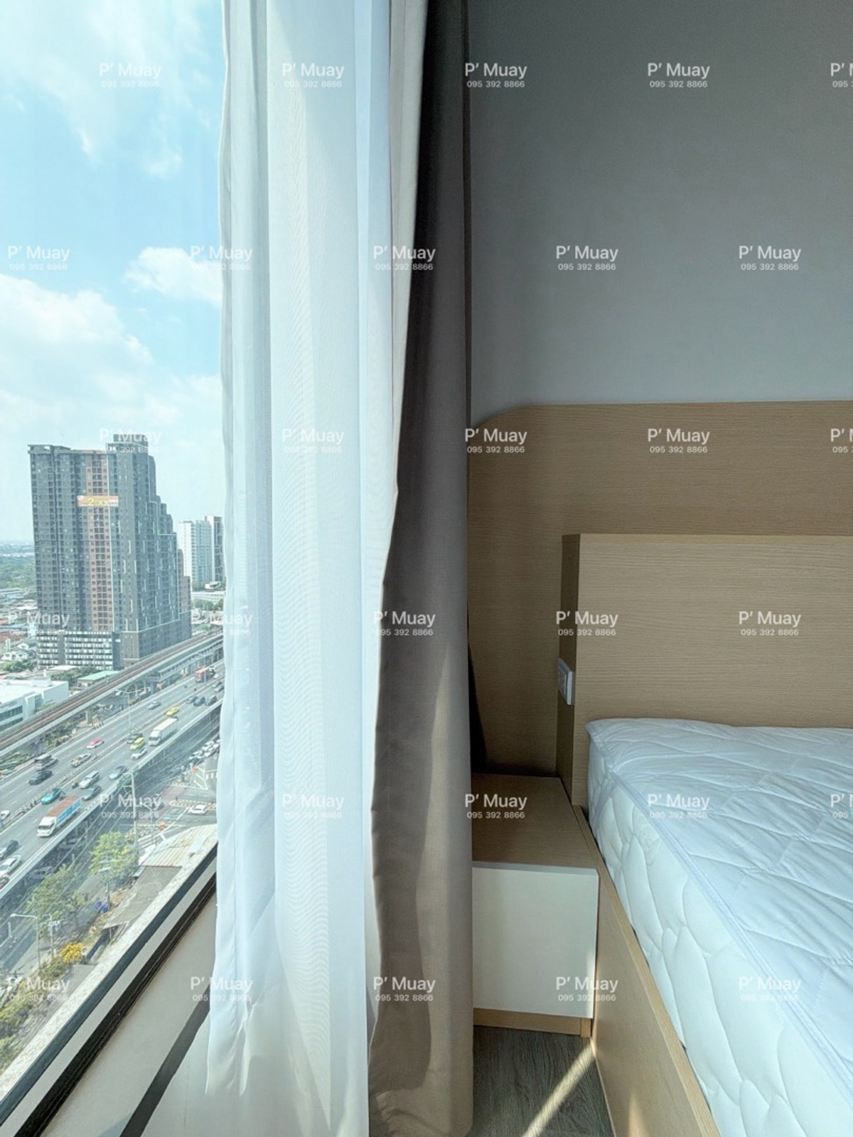 For RentCondoThaphra, Talat Phlu, Wutthakat : For rent, beautiful modern built-in room 🌈 beautiful open view 📍washing machine, front load 8.5 kg ❤️rental price 12,000 baht #Regent Home Wutthakat