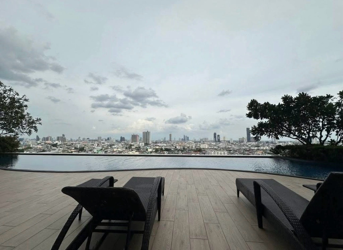 For SaleCondoSathorn, Narathiwat : 📍Menam Residences fully furnished.