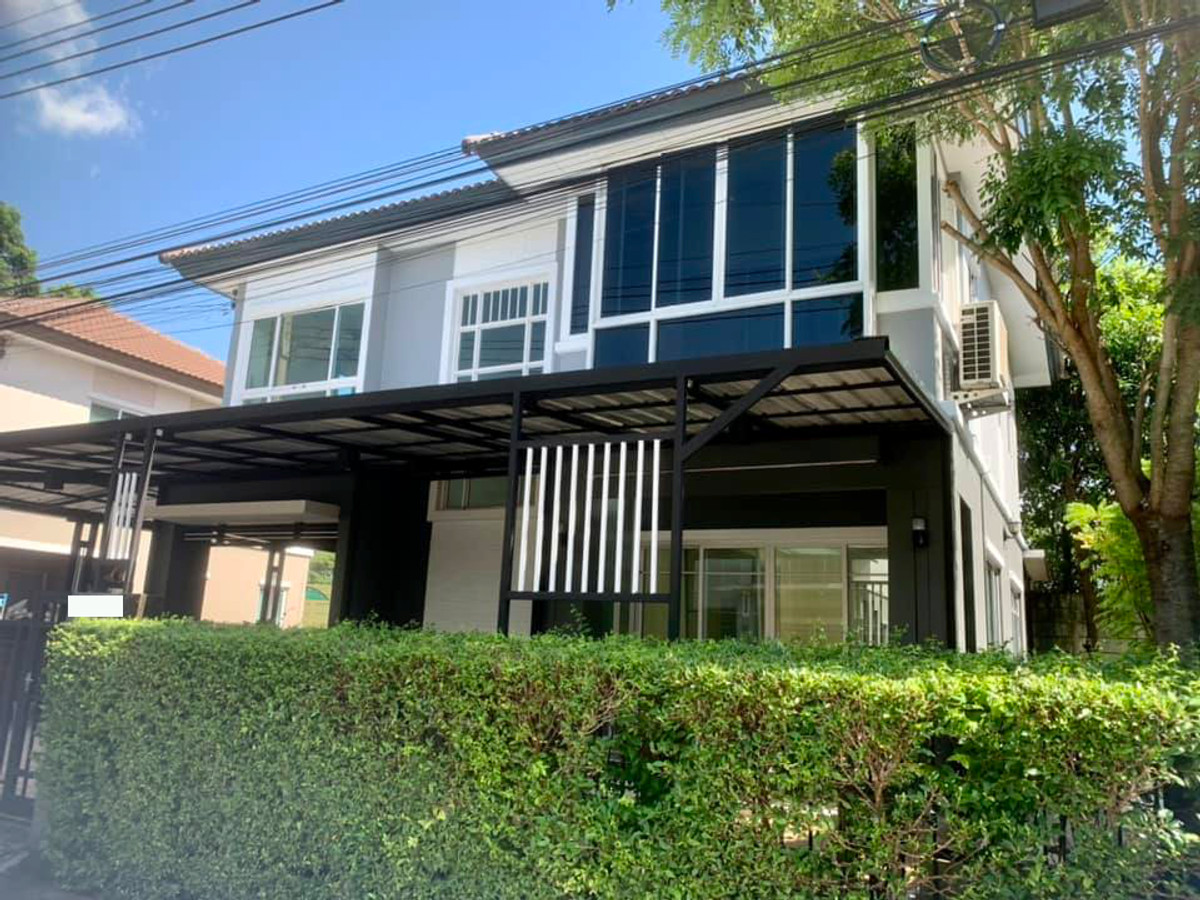 For RentHouseLadkrabang, Suwannaphum Airport : For rent, 50 sq m, 3 bedrooms, 2 bathrooms, 2-story detached house, The Plant Wongwaen, Rama 9.