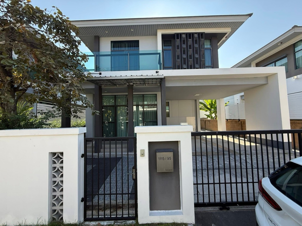 For RentHousePattanakan, Srinakarin : Single house for rent 🔥 Setthasiri Phatthanakan🔥55 sq m🔥4Bed🔥R92-9