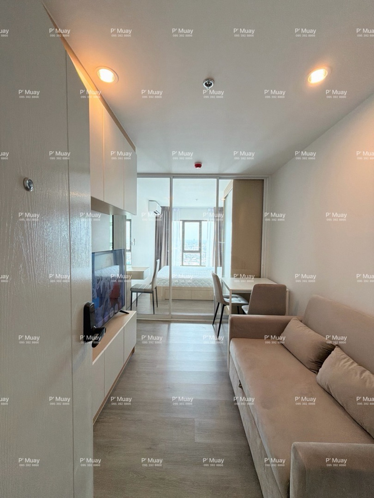 For RentCondoThaphra, Talat Phlu, Wutthakat : For rent, beautiful modern built-in room 🌈 beautiful open view 📍washing machine, front load 8.5 kg ❤️rental price 12,000 baht #Regent Home Wutthakat