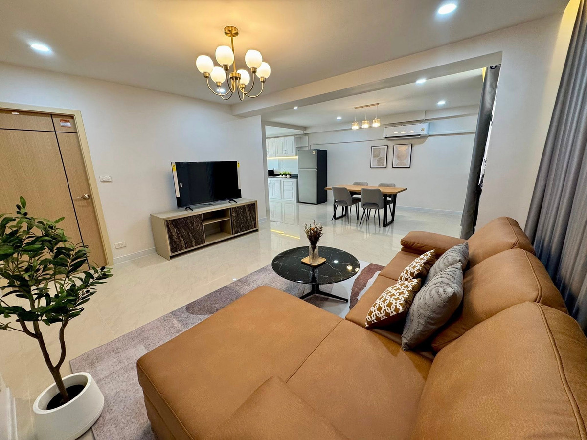 For RentCondoRama9, Petchburi, RCA : For Rent: Siam Condominium Rama9 | 3 bedrooms, 2 bathrooms, next to Central Rama 9, beautiful room, fully furnished. Ready to move in