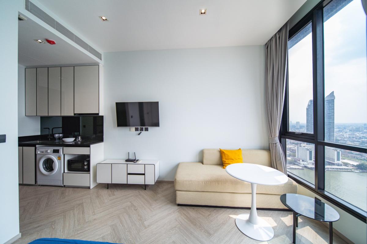 For RentCondoWongwianyai, Charoennakor : 🔥For Rent Now🔥 Chapter Charoen Nakhon Riverside, brand new unit with river view, fully furnished and ready to move in. Near ICONSIAM and BTS Krung Thon Buri.