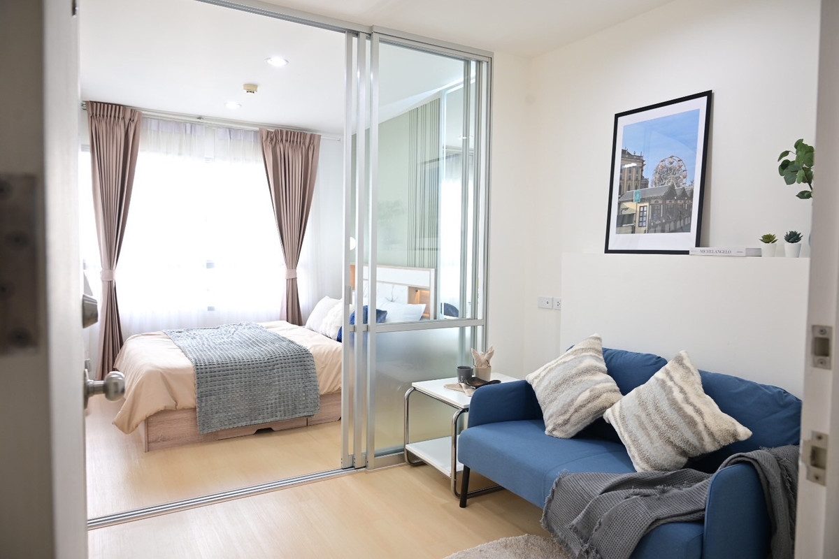 For SaleCondoOnnut, Udomsuk : Urgent sale! 📍 Lumpini Ville On Nut 46 📍 Fully furnished and equipped with appliances. Near MRT Srinuch.