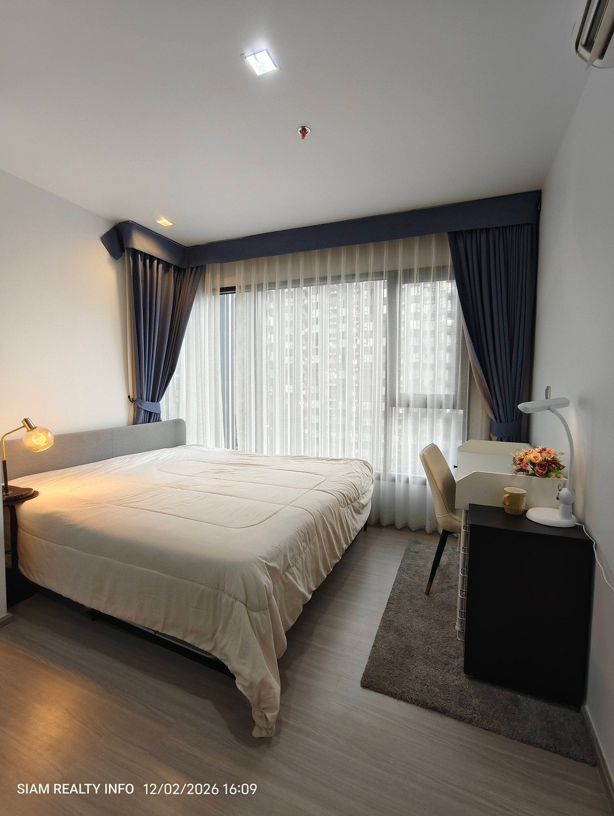 For RentCondoRama9, Petchburi, RCA : LIFE ASOKE HYPE 2 Bedroom(6 FT, Sofa Bed)🌸near MRT Rama9 for Rent Condo RAMA 9