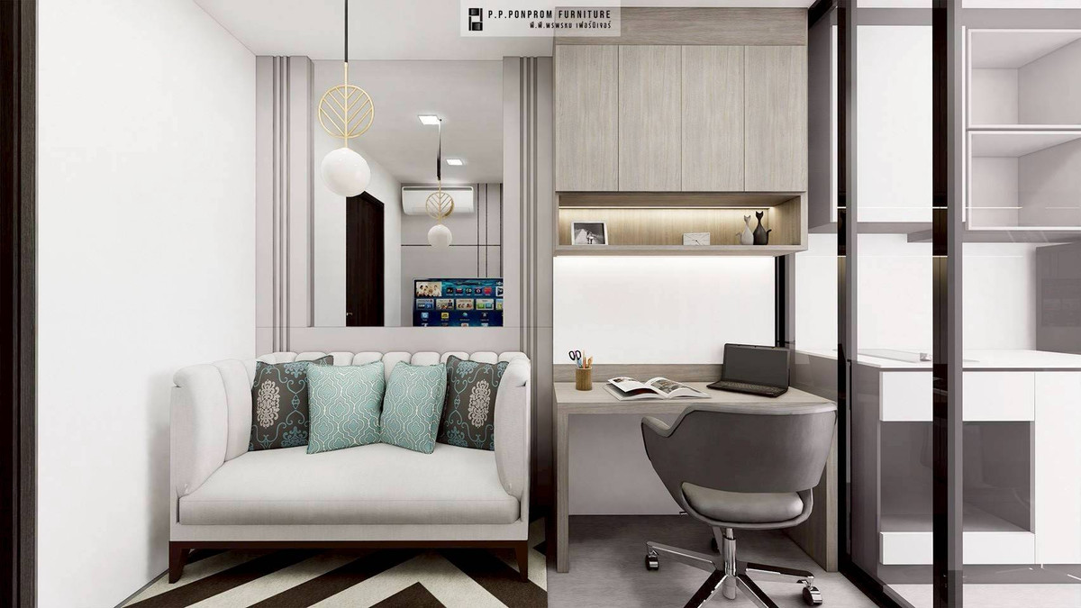 For RentCondoPathum Thani,Rangsit, Thammasat : 🏡 For rent Modiz Avantgarde 14,500฿💖 ✨ 12th floor, separate bedroom, separate kitchen, beautifully decorated ✅️ Ready to move in March 69