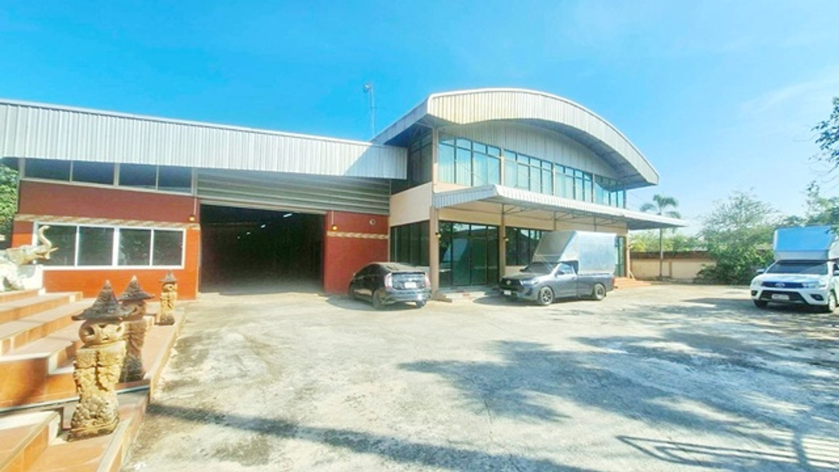 ให้เช่าโกดังมหาชัย สมุทรสาคร : รถเทเลอร์ได้ ตลาดท่าเสา 700 ม. โกดัง โรงงาน รง.4 2400 ตร.ม กระทุ่มแบน ดอนไก่ดี 1.2 กม.