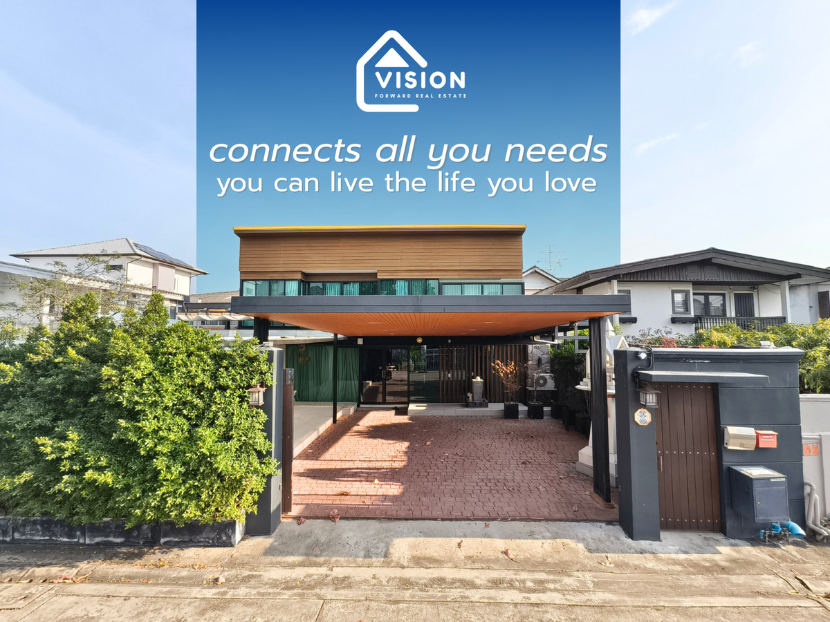 For RentHousePattanakan, Srinakarin : Rent: Detached House, Pattanakarn 50, with Solar Panels, No Maintenance Fees, Newly Renovated, 100 sq.wah, South Facing, 3 Bedrooms, 4 Bathrooms, Maid's Room, Built to Maximize Land Area.