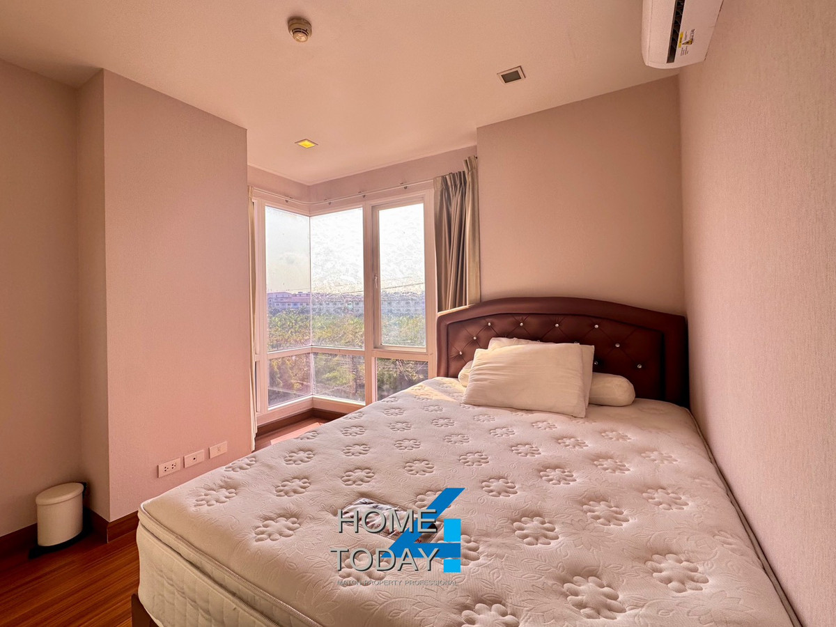 For RentCondoLadkrabang, Suwannaphum Airport : ✨ Condo for rent, Airlink Residence, corner room, airport view, ready to move in ✈️🏢 Good location, convenient travel, near Suvarnabhumi Airport and Airport Rail Link.