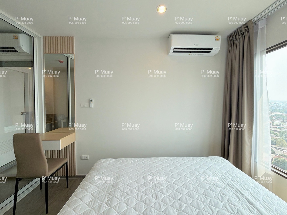 For RentCondoThaphra, Talat Phlu, Wutthakat : For rent, beautiful modern built-in room 🌈 beautiful open view 📍washing machine, front load 8.5 kg ❤️rental price 12,000 baht #Regent Home Wutthakat