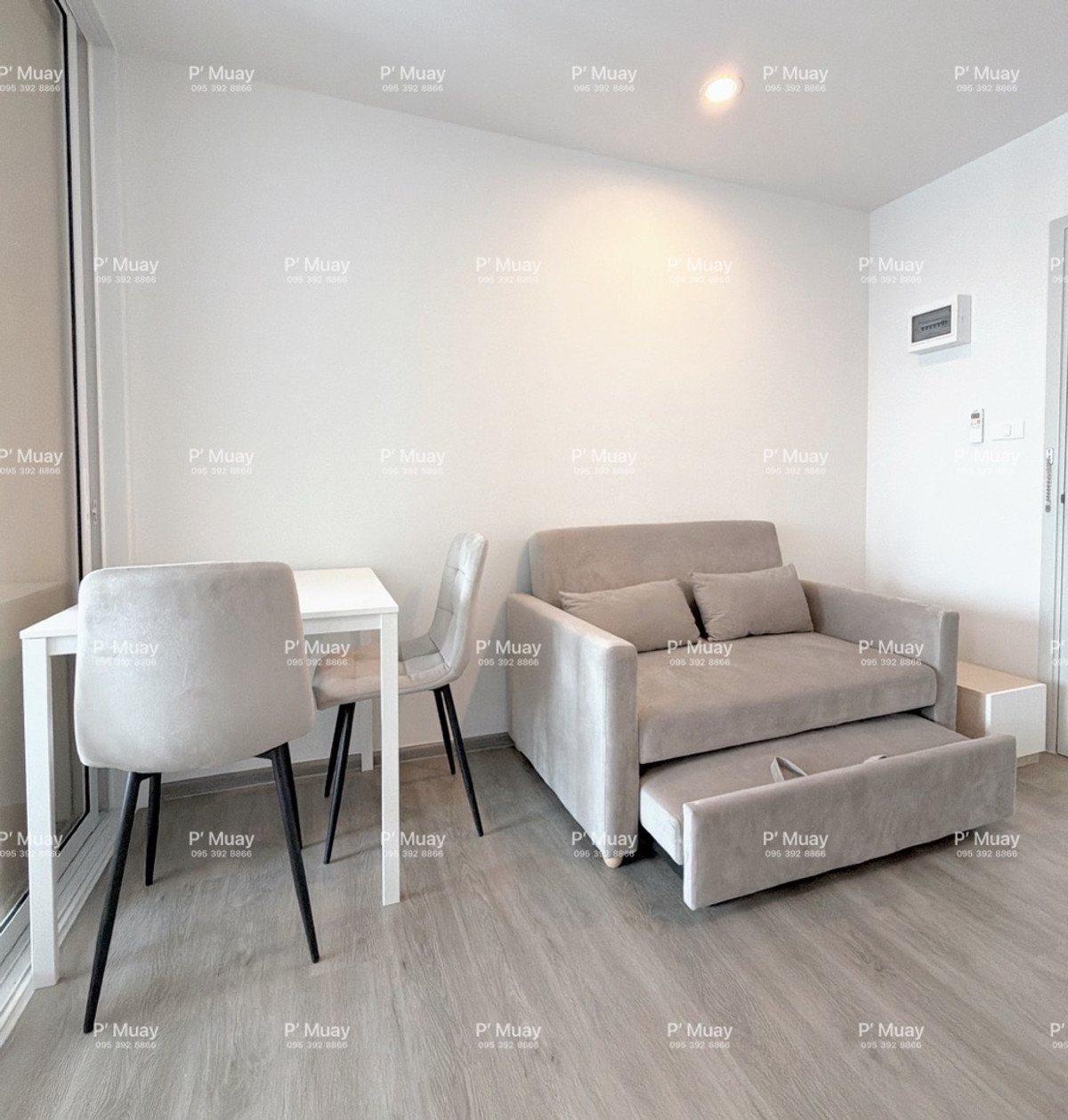 For RentCondoThaphra, Talat Phlu, Wutthakat : For rent, beautiful modern built-in room 🌈 beautiful open view 📍washing machine, front load 8.5 kg ❤️rental price 12,000 baht #Regent Home Wutthakat