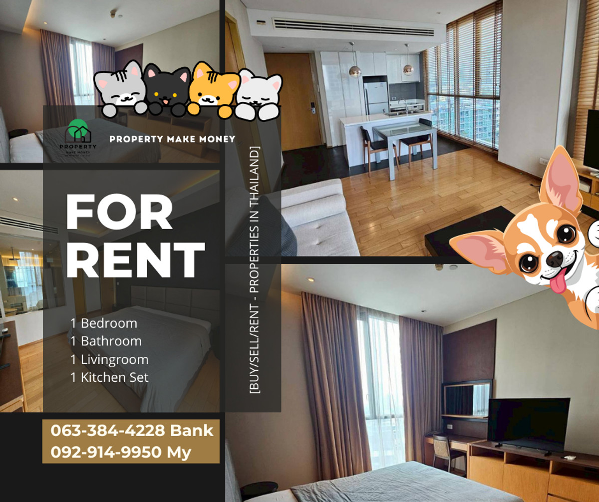 For RentCondoSukhumvit, Asoke, Thonglor : Aequa sukhumvit 49, beautiful room, fully decorated, Pet-friendly, free maid cleaning 1 time/week. If interested, add Line.