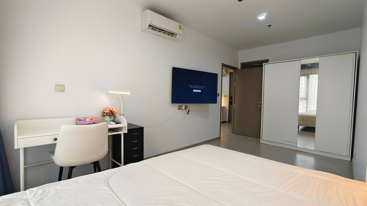 For RentCondoRama9, Petchburi, RCA : (Short term) LIFE ASOKE HYPE 2 Bedroom (6 FT, Sofa Bed)🌸near MRT Rama9 for Rent Condo RAMA 9