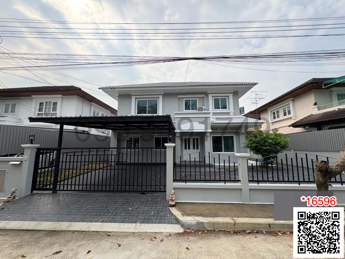 ให้เช่าบ้านมีนบุรี-ร่มเกล้า : เช่า บ้านเดี่ยว 4 ห้องนอน Perfect Place Ramkhamhaeng 164 เฟอร์นิเจอร์และเครื่องใช้ไฟฟ้าครบ ใกล้ RIS