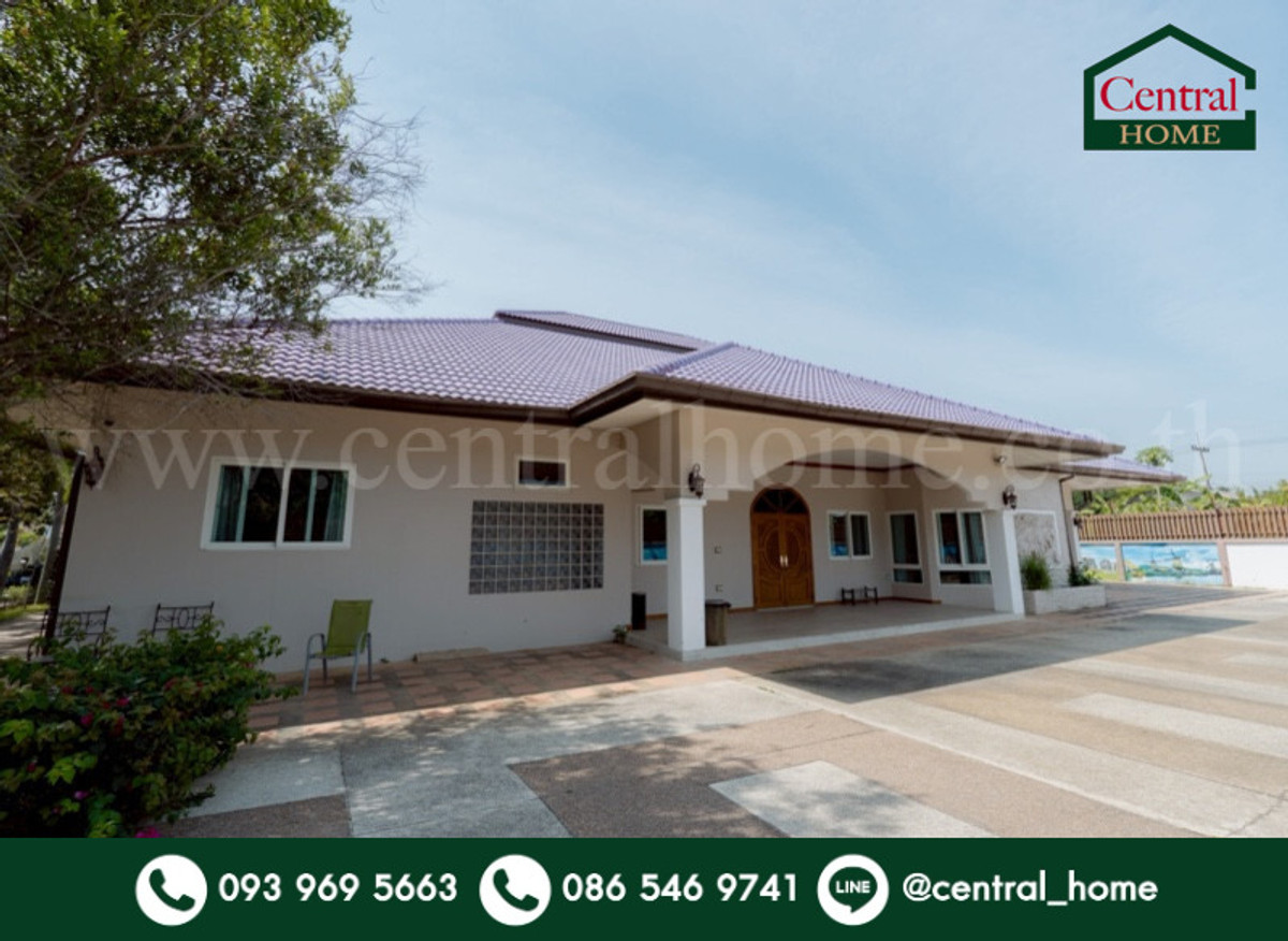 For SaleHousePattaya, Bangsaen, Chonburi : 2 vacation homes with 2 rai of land, Bang Lamung - Chonburi.