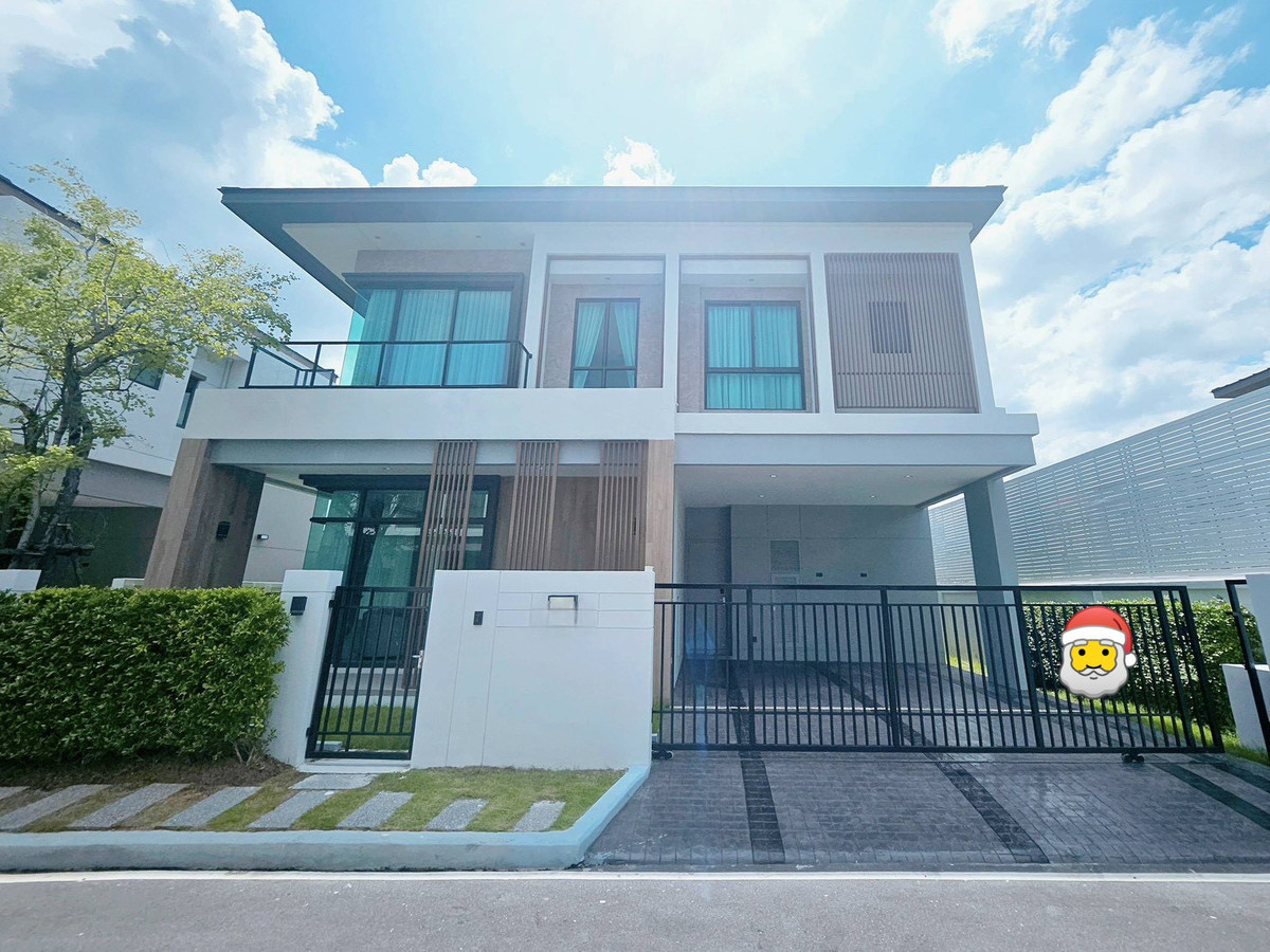 บ้านบางนา แบริ่ง ลาซาล : 🏡ขาย/เช่าบ้านเดี่ยวทำเลพรีเมียม Bangkok Boulevard Bangna–Km.5 4 ห้องนอน 4 ห้องน้ำถนนเมน ใกล้คลับเฮาส์ 🧭 ทิศเหนือ | บ้านสวย ฟังก์ชันลงตัว พร้อมเข้าอยู่