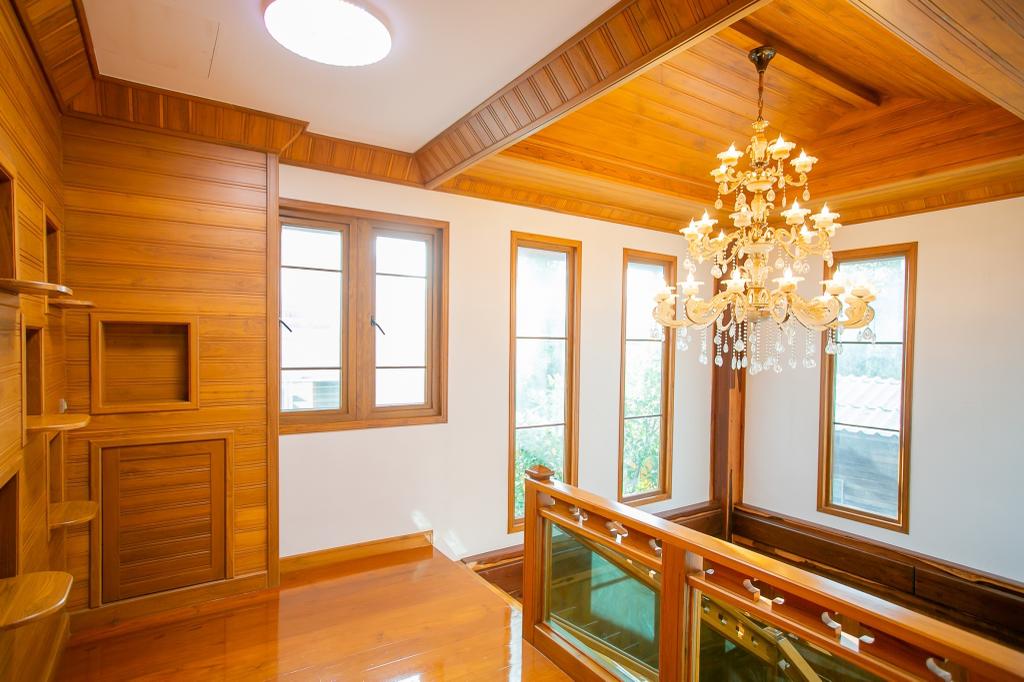 ให้เช่าบ้านรัชดา ห้วยขวาง : 🔥ให้เช่าด่วน🔥บ้านไม้สัก (ใกล้ MRT สุทธิสาร 1.7 กม.)