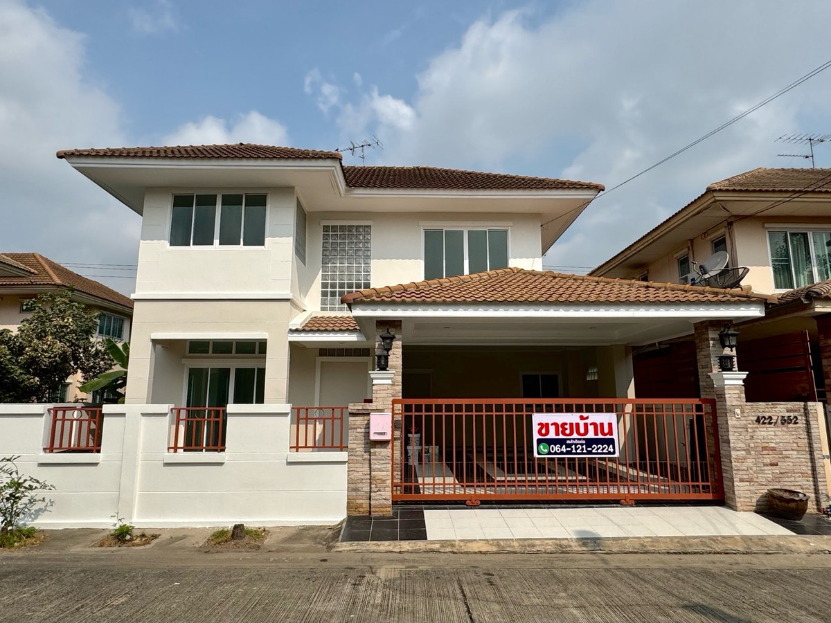 For SaleHouseMin Buri, Romklao : Single house for sale Preecha Suwinthawong Village 34, completely renovated, good location, convenient travel.