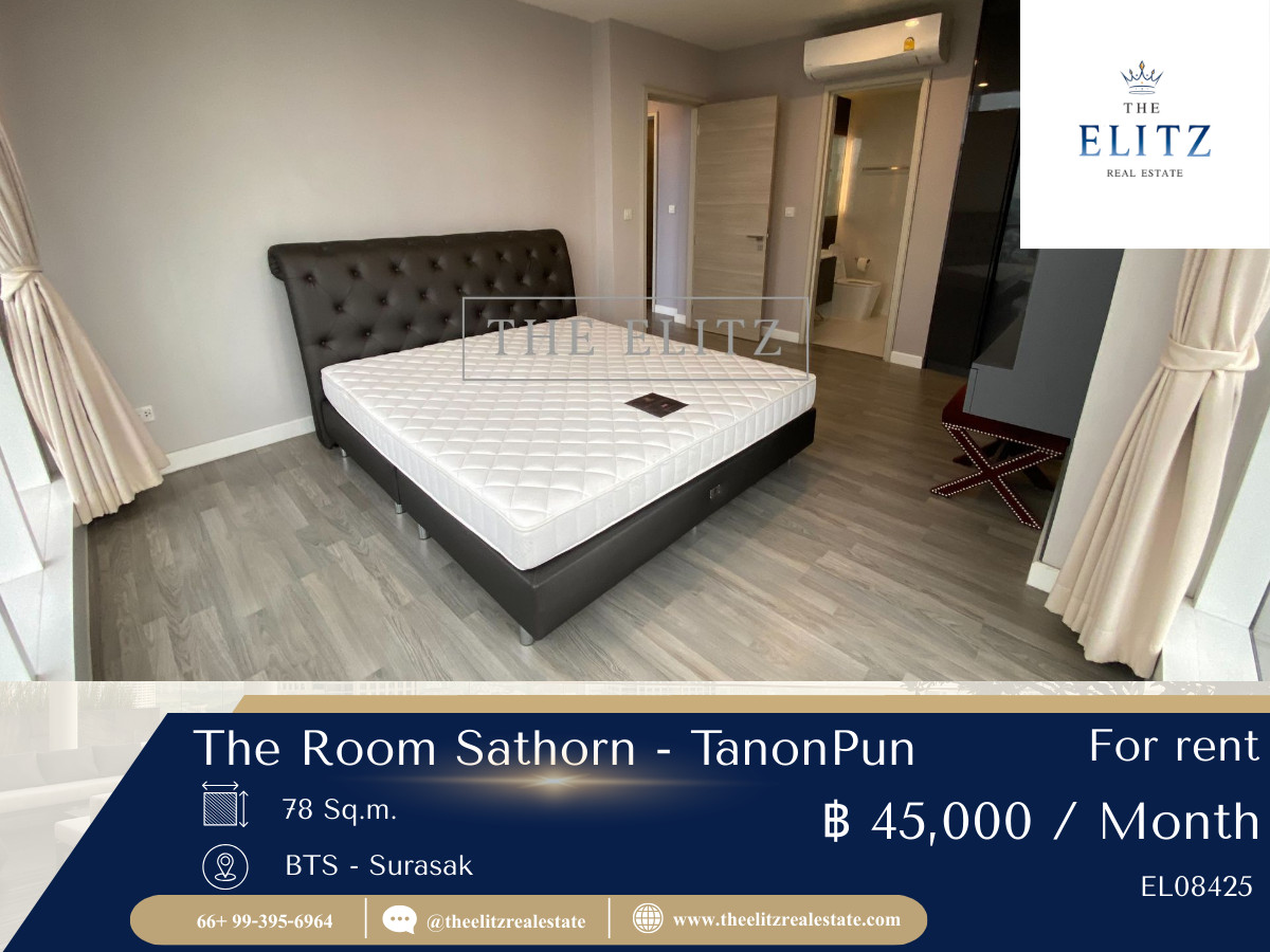 For RentCondoSathorn, Narathiwat : ✨ Steps away from Bangkok Christian College The Room Sathorn-TanonPun | Premium Facilities, Top Security, Prime Location 💕