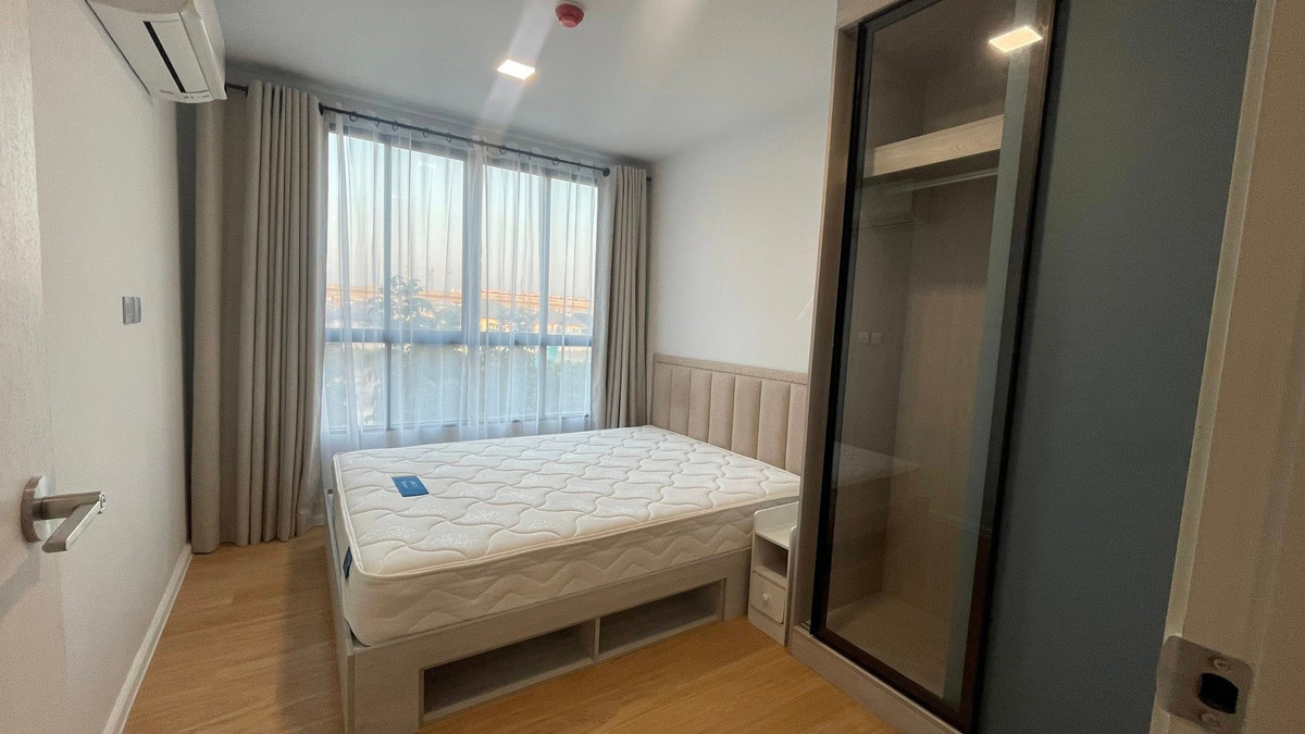 ให้เช่าคอนโดปทุมธานี รังสิต ธรรมศาสตร์ : ให้เช่า Atmoz Kanaal Rangsit  ตึก A ครัวกั้นติดระเบียง