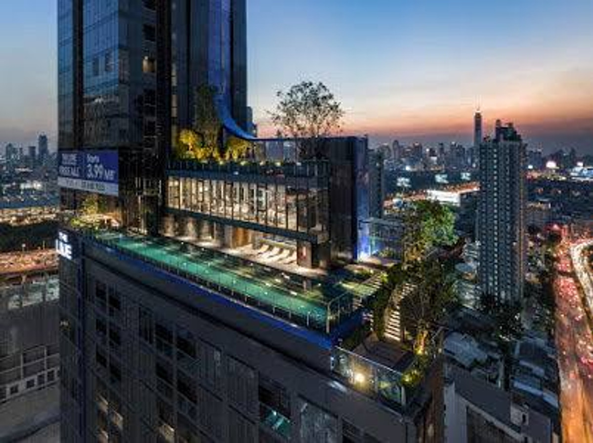 For RentCondoRama9, Petchburi, RCA : For Rent ✨ The LINE Asoke - Ratchada ✨ Fully furnished with appliances. Near MRT Rama 9.