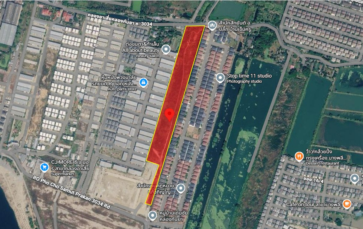 For SaleLandSamut Prakan,Samrong : Land for sale in Bang Phli-Khlong Kanya. Suitable for housing developments
