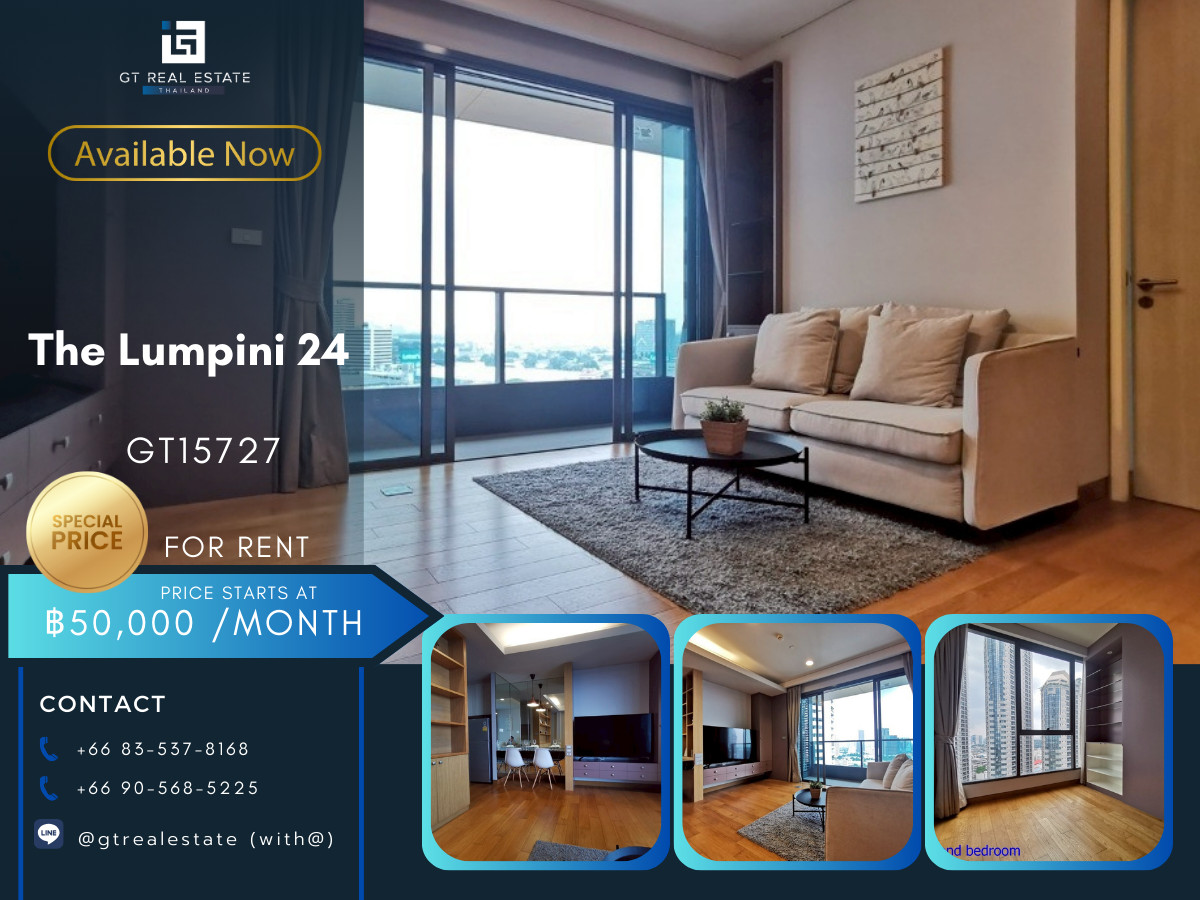 CondoSukhumvit, Asoke, Thonglor : 🏙️ GT15727 | The Lumpini 24 High Floor City View | Sale | Rent