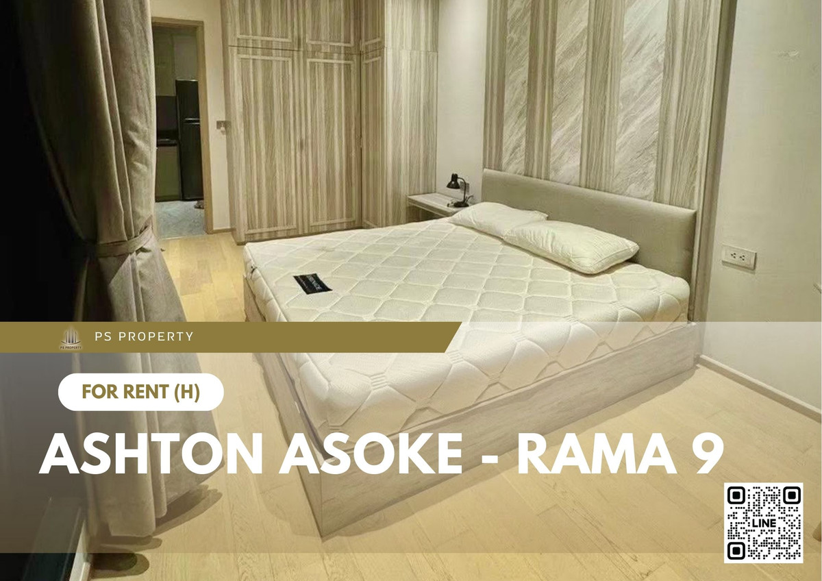 For RentCondoRama9, Petchburi, RCA : For Rent ✨ Ashton Asoke - Rama 9 ✨ 2 Bedrooms, 2 Bathrooms, Fully Furnished and Equipped, Near BTS Asoke.