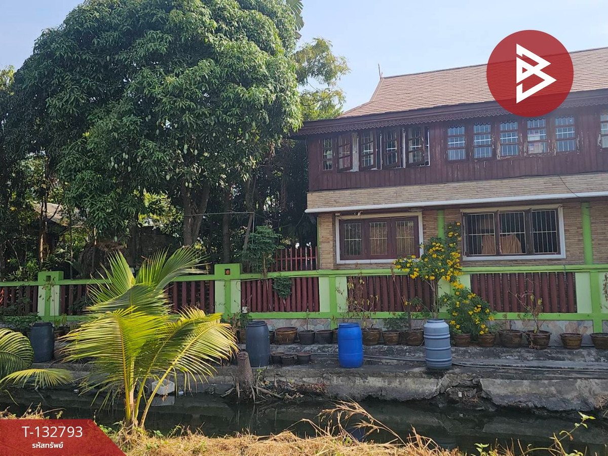 For SaleHouseMahachai Samut Sakhon : Single house for sale with land, area 3 ngan 72 sq m, Bang Ya Phraek, Samut Sakhon.